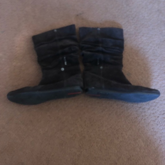 Prada suede brown slouchy boots - Picture 5 of 8